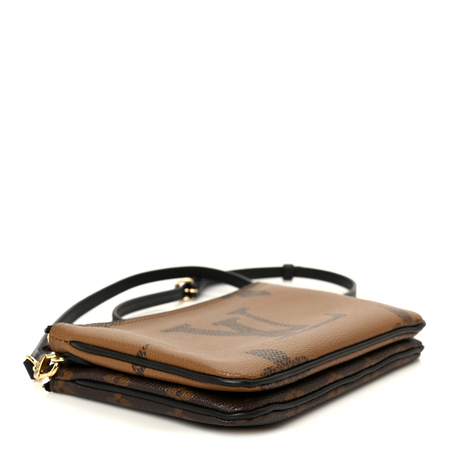 Reverse Monogram Giant Double Zip Pochette