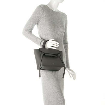 Celine Grained Calfskin Micro Belt Bag Grey 3 of 9