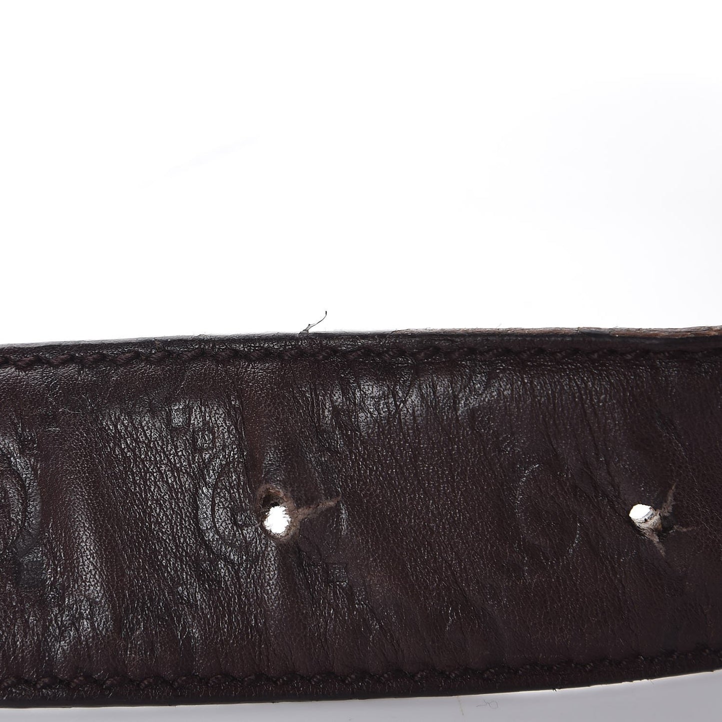 Guccissima Signature Interlocking G 40mm Belt 80 32 Dark Brown