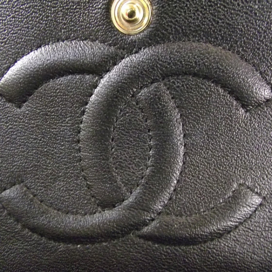Chanel Caviar Quilted Medium Double Flap Black 7 of 12