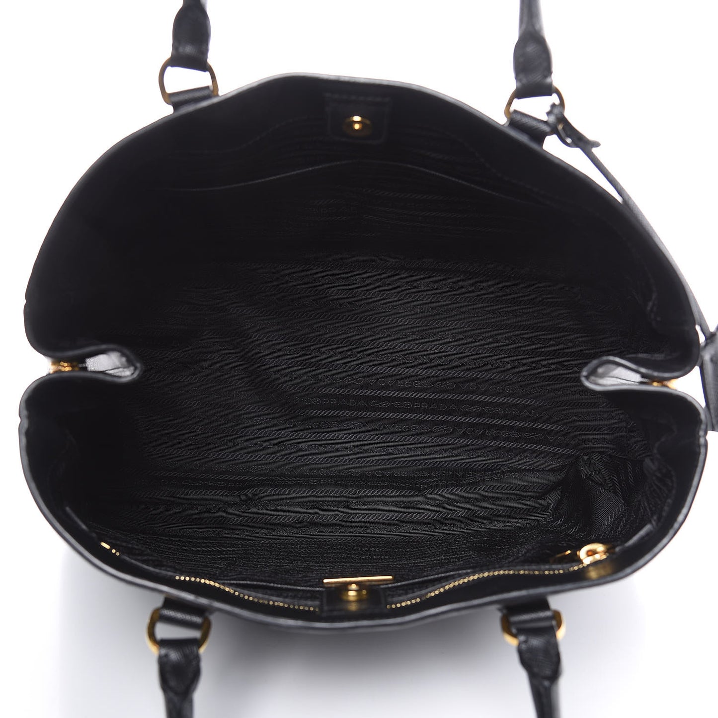 Saffiano Lux Large Tote Black