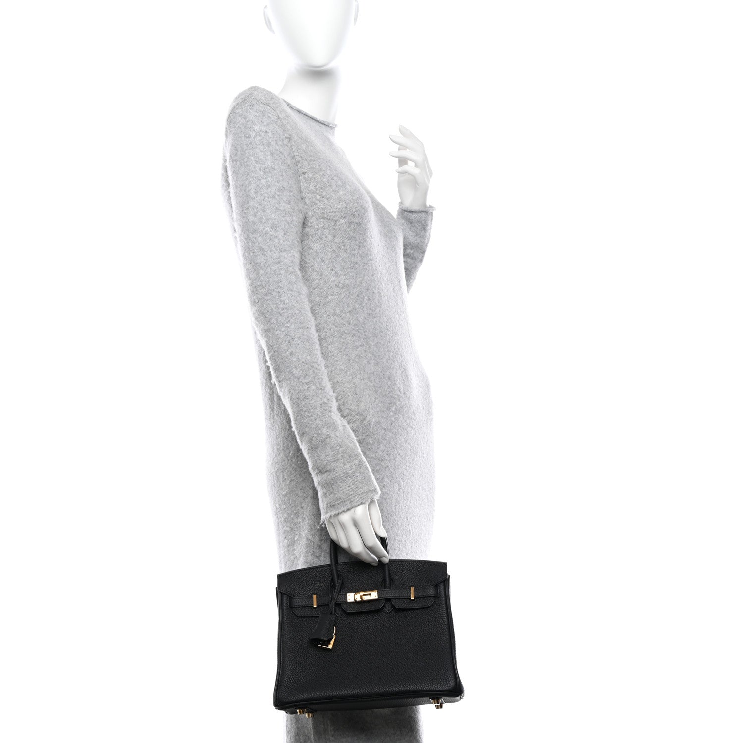 Hermes Togo Birkin 25 Black 2 of 11