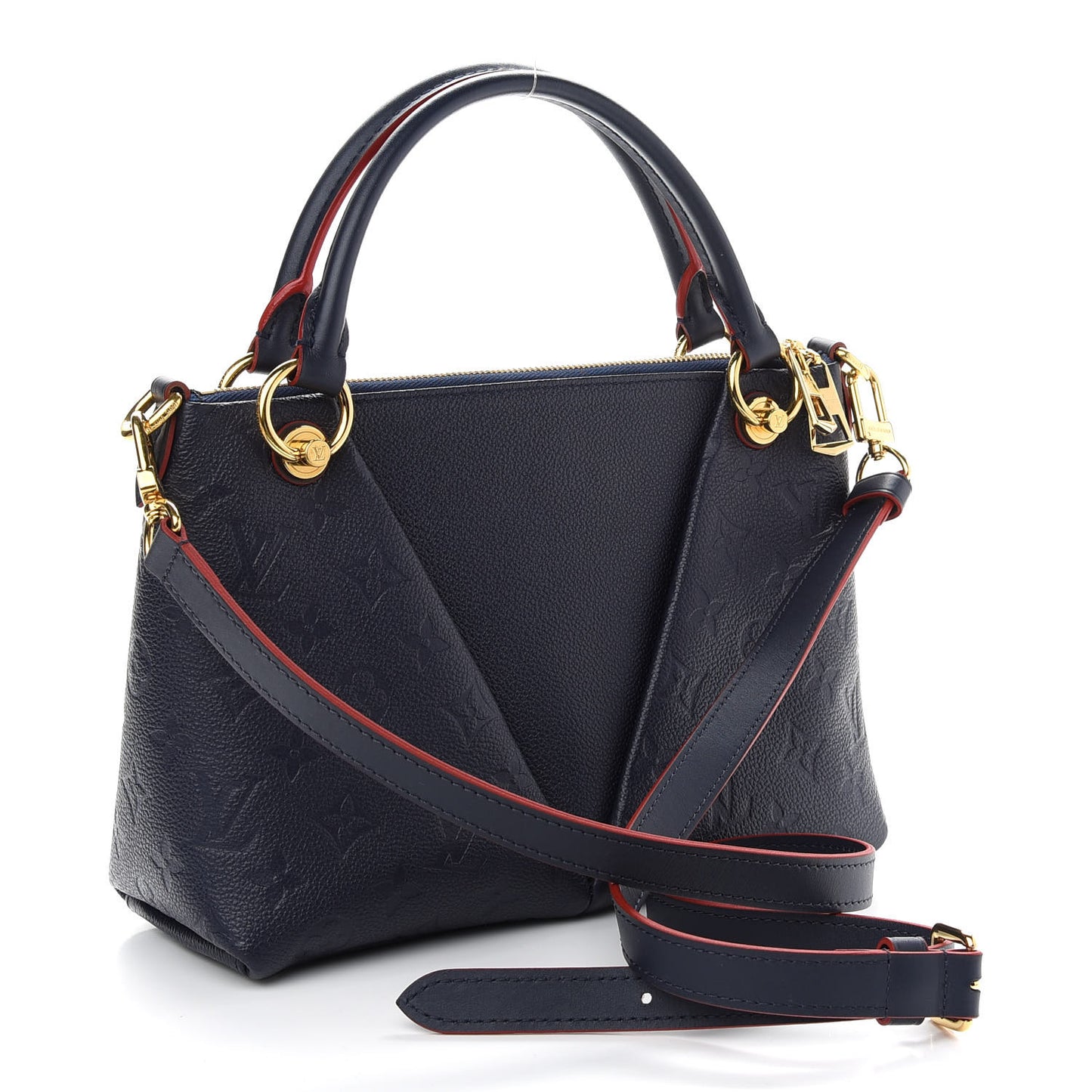 Empreinte V Tote BB Marine Rouge