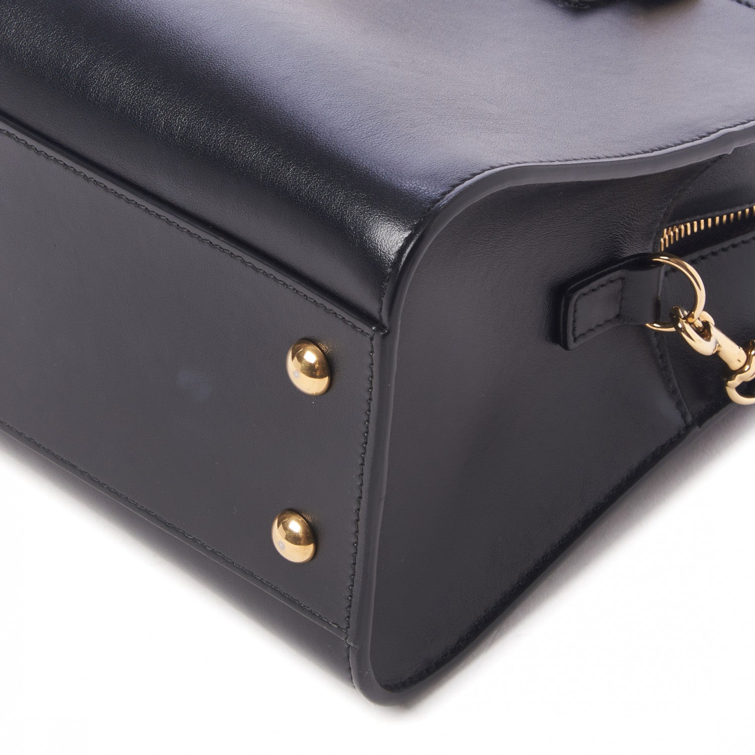 Saint Laurent Calfskin Monogram Baby Cabas Black 5 of 8
