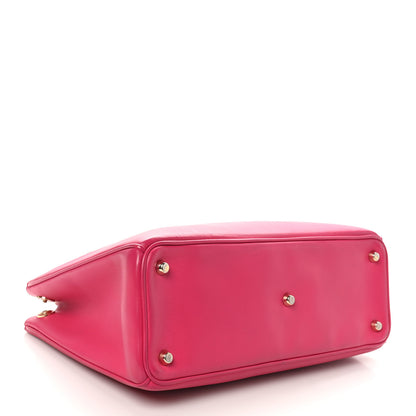 Christian Dior Smooth Calfskin Medium Diorissimo Tote Fuchsia 4 of 9
