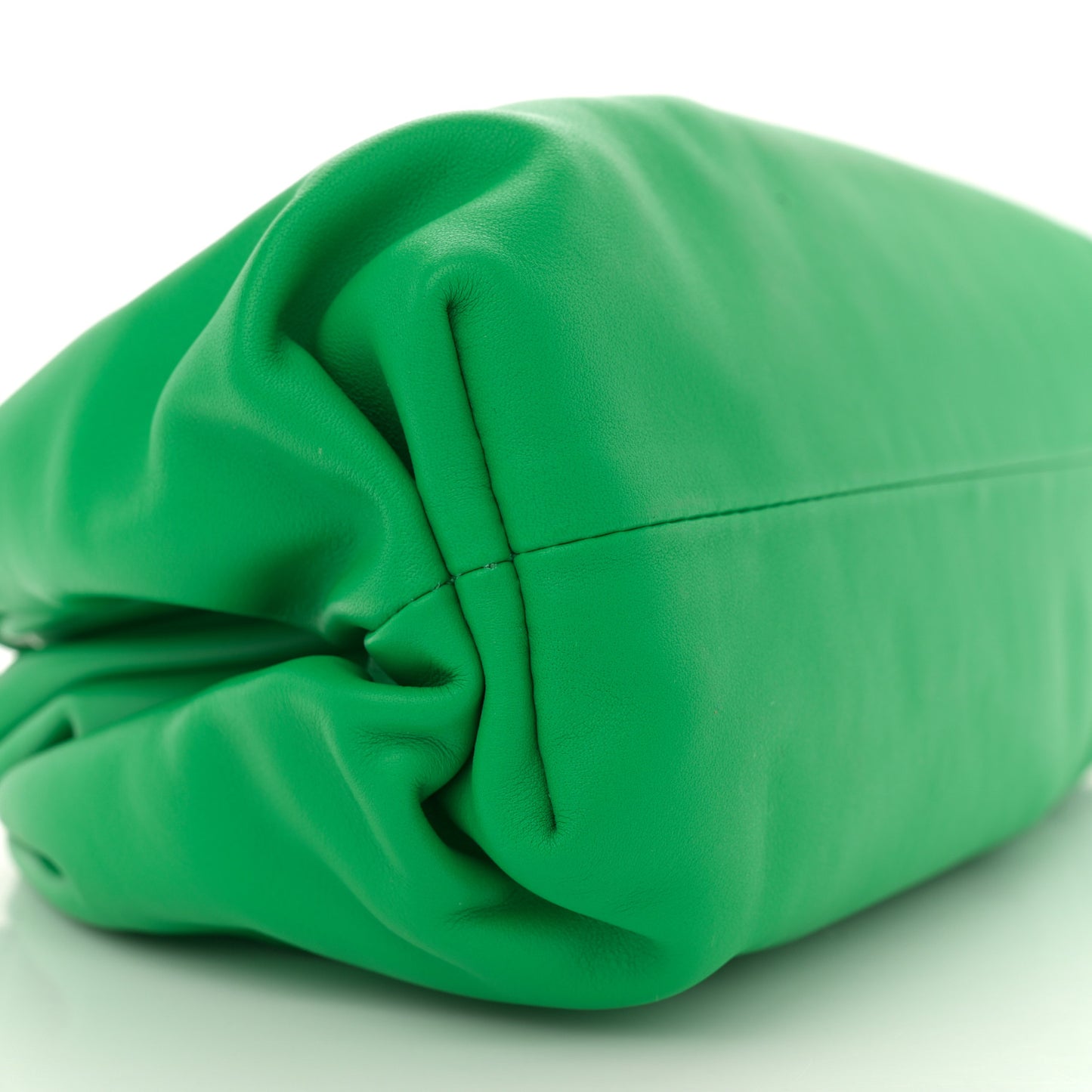 Smooth Butter Calf The Pouch Oversized Clutch Parakeet