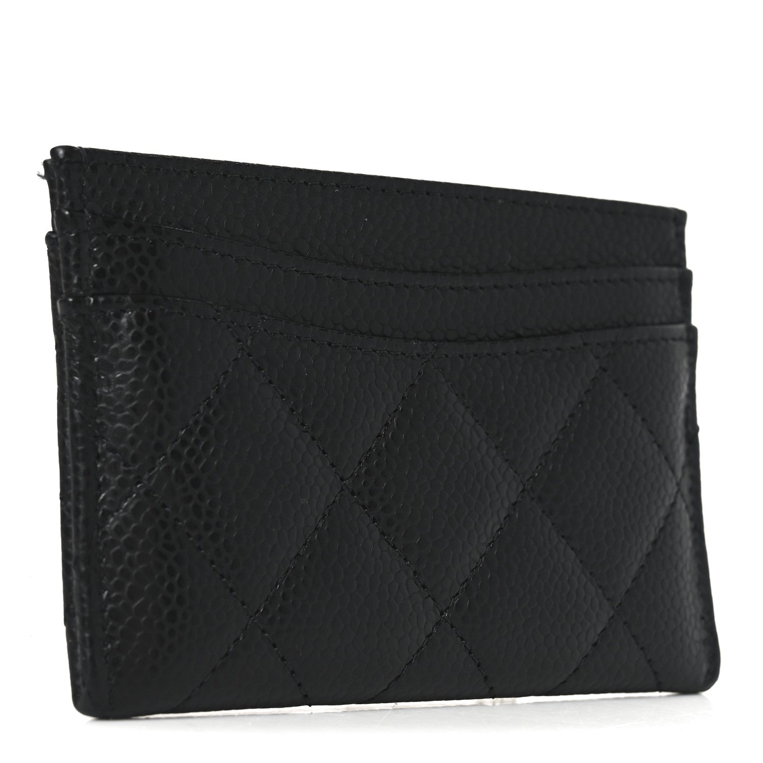 Chanel Caviar Quilted Card Holder Black 3 of 9