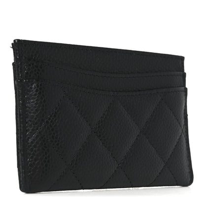 Chanel Caviar Quilted Card Holder Black 3 of 9