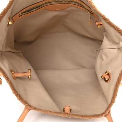 Louis Vuitton Monogram Denim Neverfull MM Beige 5 of 9