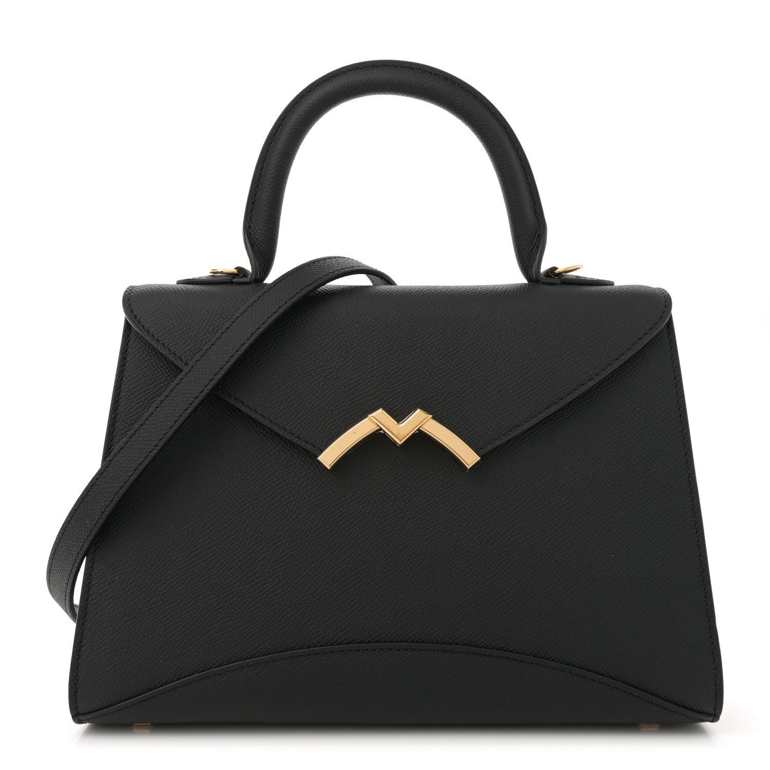 Moynat Carat Calfskin Gabrielle PM Black 1 of 10