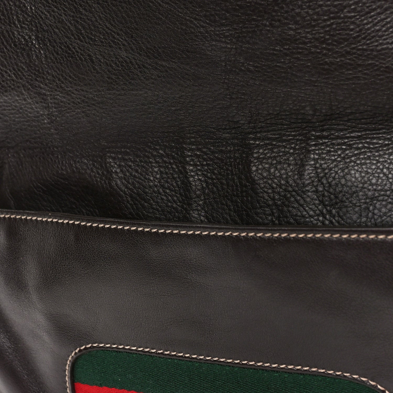 Gucci Calfskin Web Small Britt Shoulder Bag Brown 11 of 11