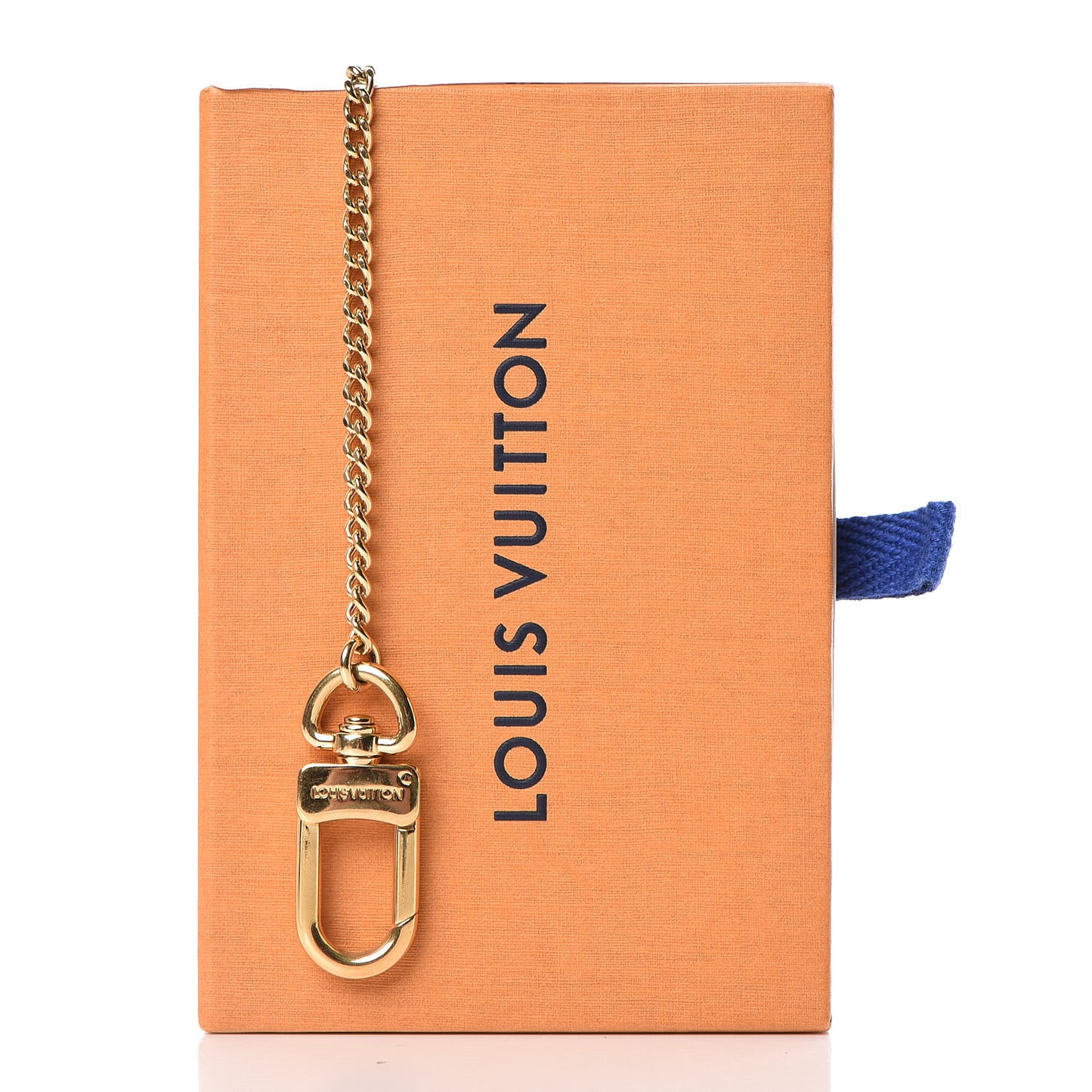 Metal Pochette Extender Key Ring Chain Gold