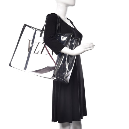 Valentino Garavani Plexy VLTN Large Shopping Bag Transparent 2 of 12
