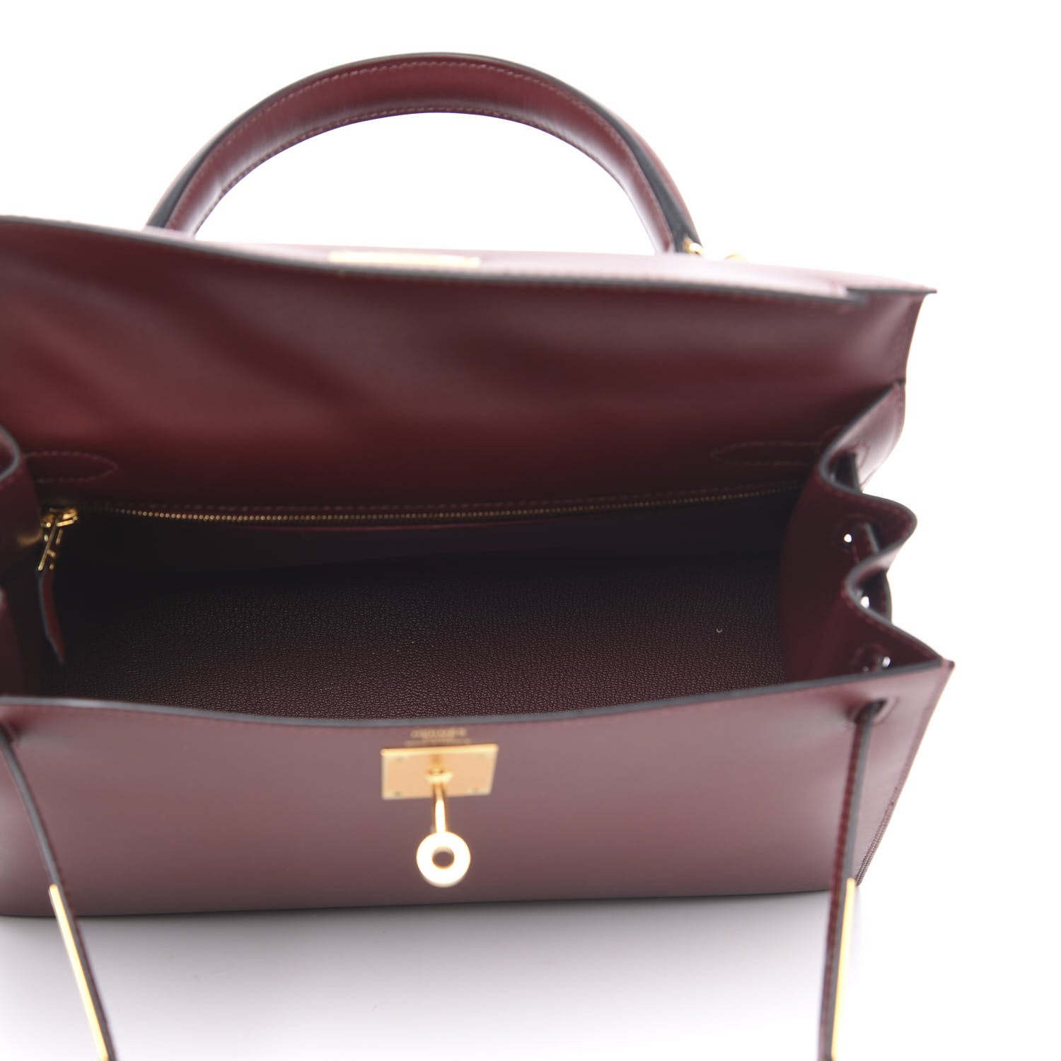 Hermes Sombrero Kelly Sellier 28 Rouge H 5 of 10