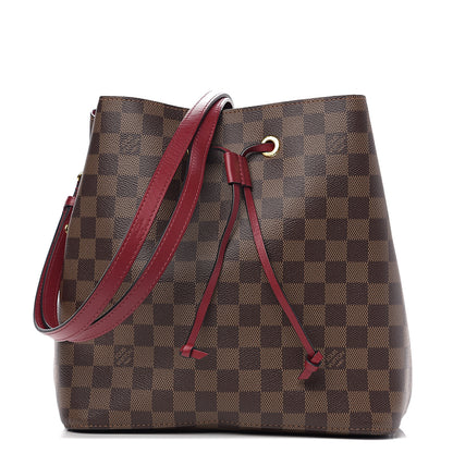 Louis Vuitton Damier Ebene Neonoe MM Cherry Berry 1 of 8