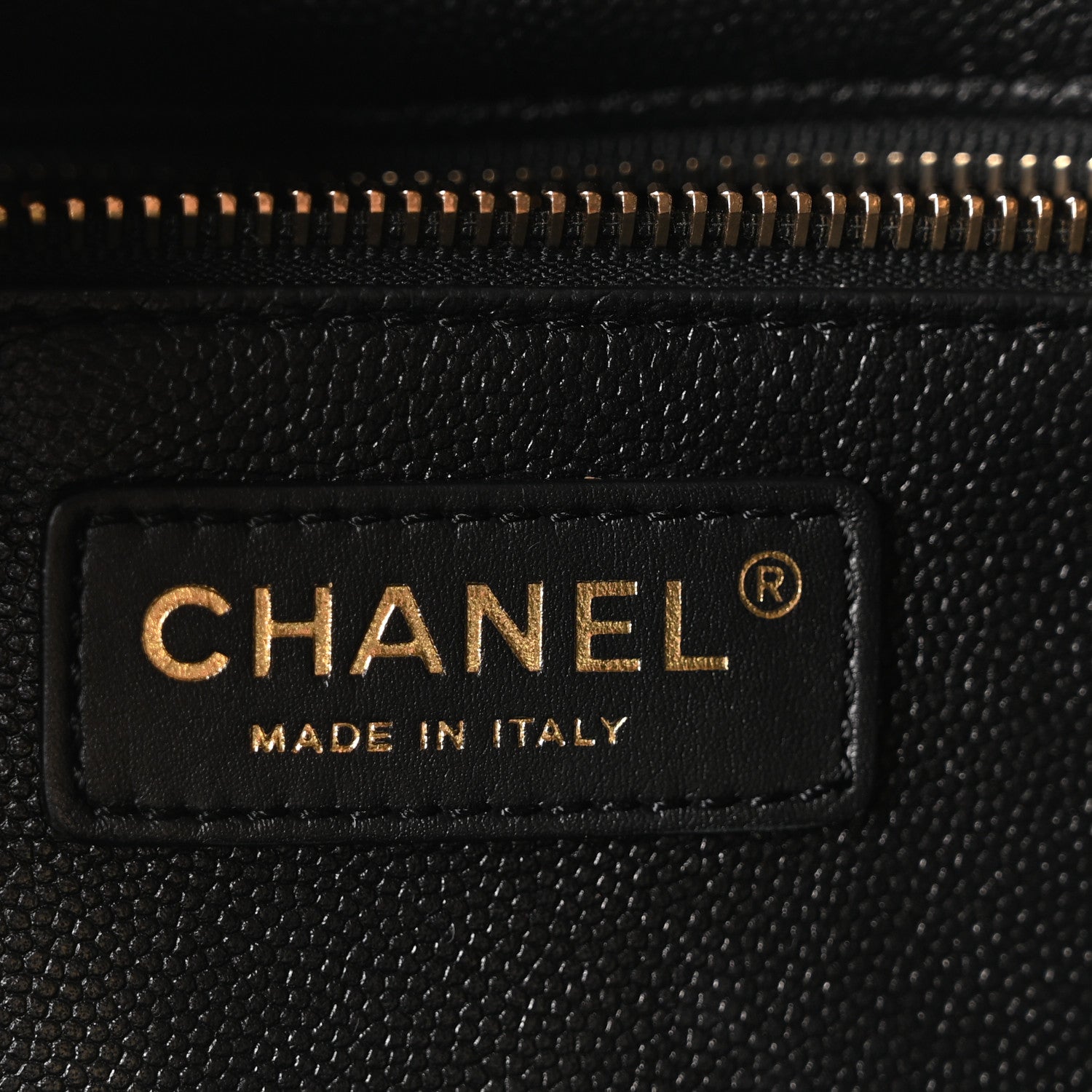Chanel Caviar Quilted Small Shopping Tote Black 6 of 11
