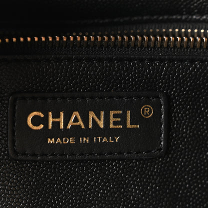 Chanel Caviar Quilted Small Shopping Tote Black 6 of 11