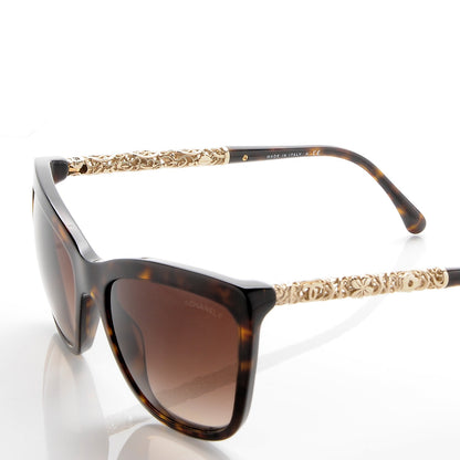 Chanel Butterfly Fall Sunglasses 5268 Dark Tortoise Gold 5 of 8