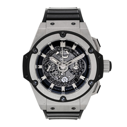 Hublot Titanium Rubber 48mm King Power Unico Automatic Watch Silver 701.NX.0170.RX 1 of 5
