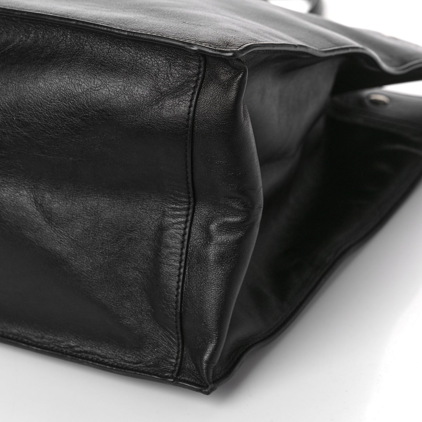 Vitello Large Rive Gauche Tote Black