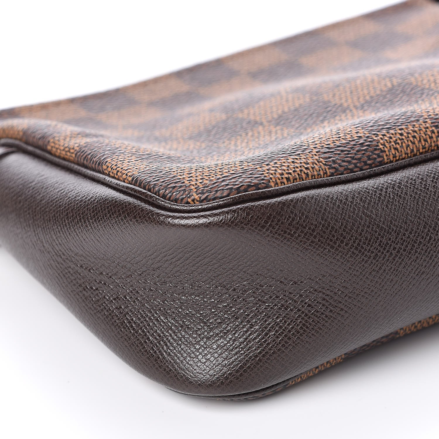 Louis Vuitton Damier Ebene Trousse Make Up Bag Pochette 8 of 10