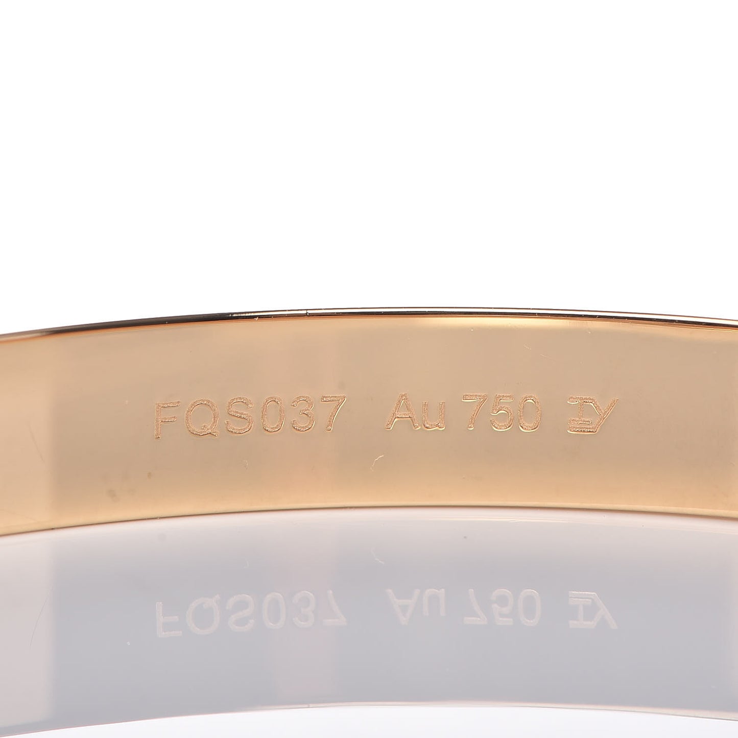 18K Yellow Gold LOVE Bracelet 19