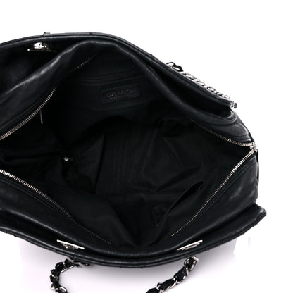 Chanel Calfskin Large Diamond Stitch Tote Black 11 of 25