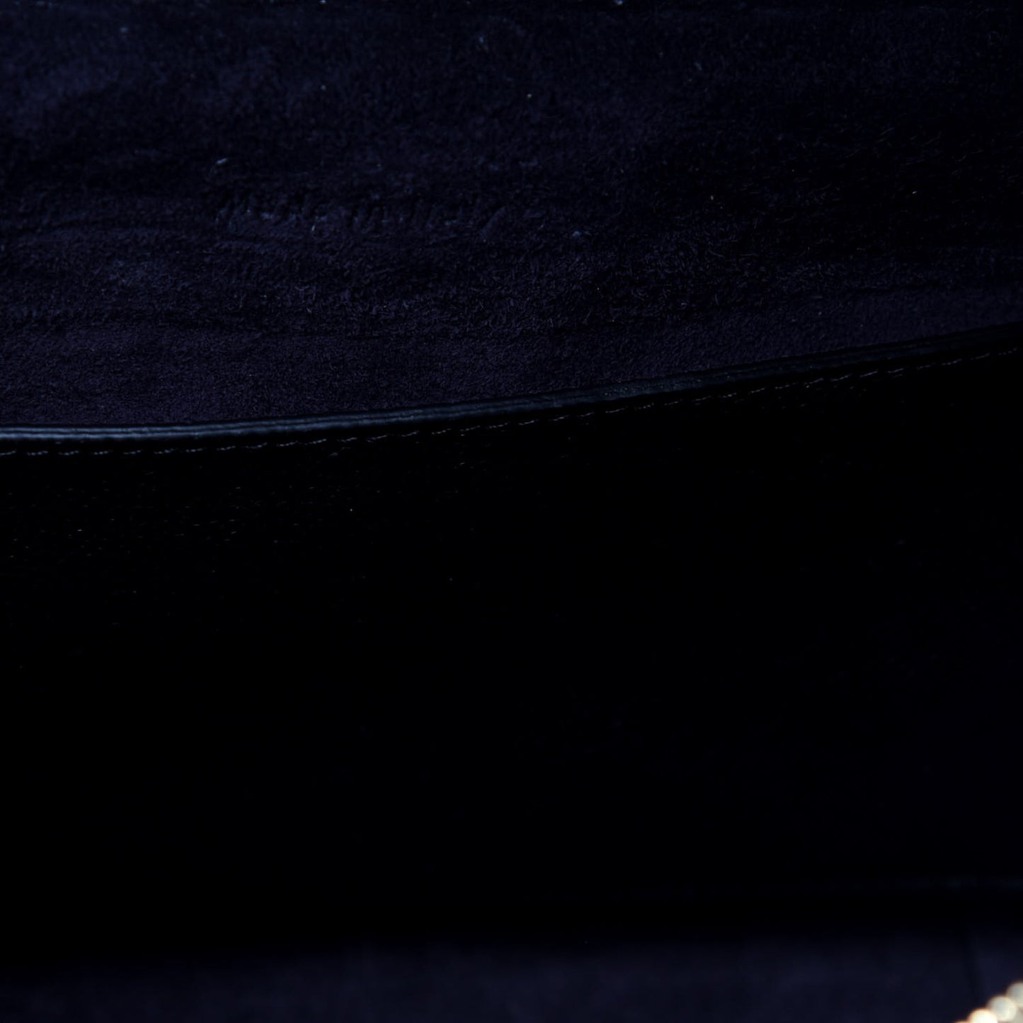 Grained Calfskin Micro Belt Bag Black