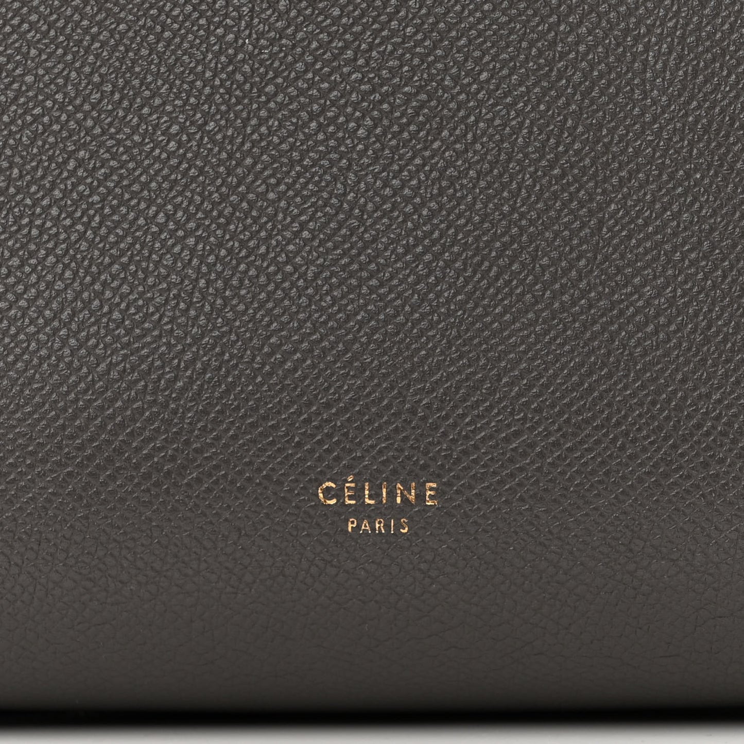 Grained Calfskin Mini Belt Bag Grey