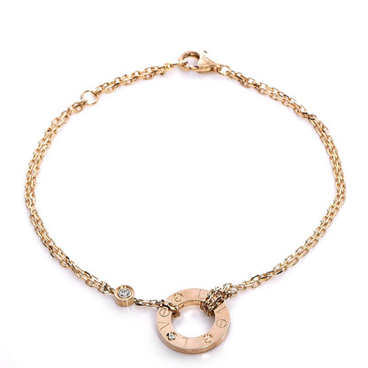 Cartier 18K Yellow Gold Diamond LOVE Bracelet 1 of 6