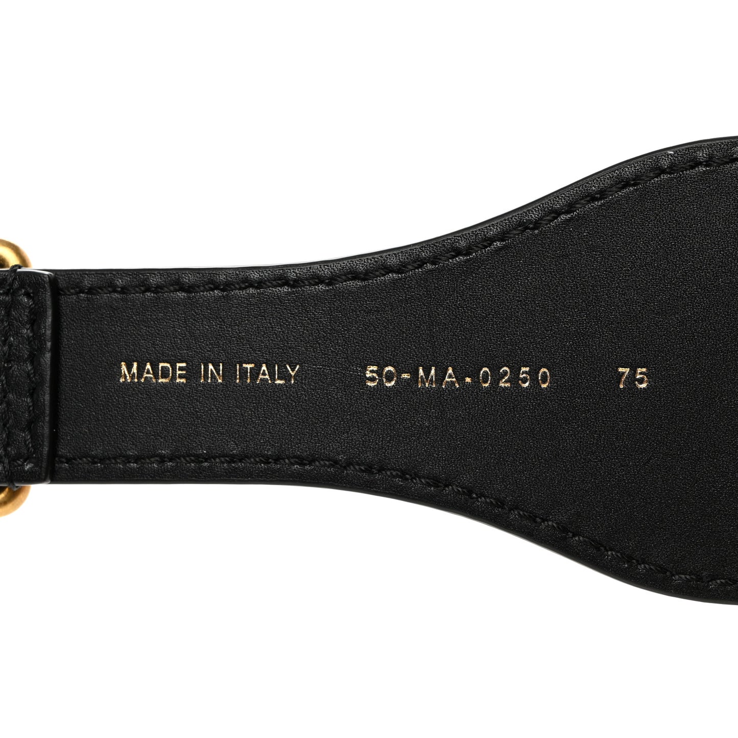 Canvas Embroidered Book Belt 75 30 Bleu