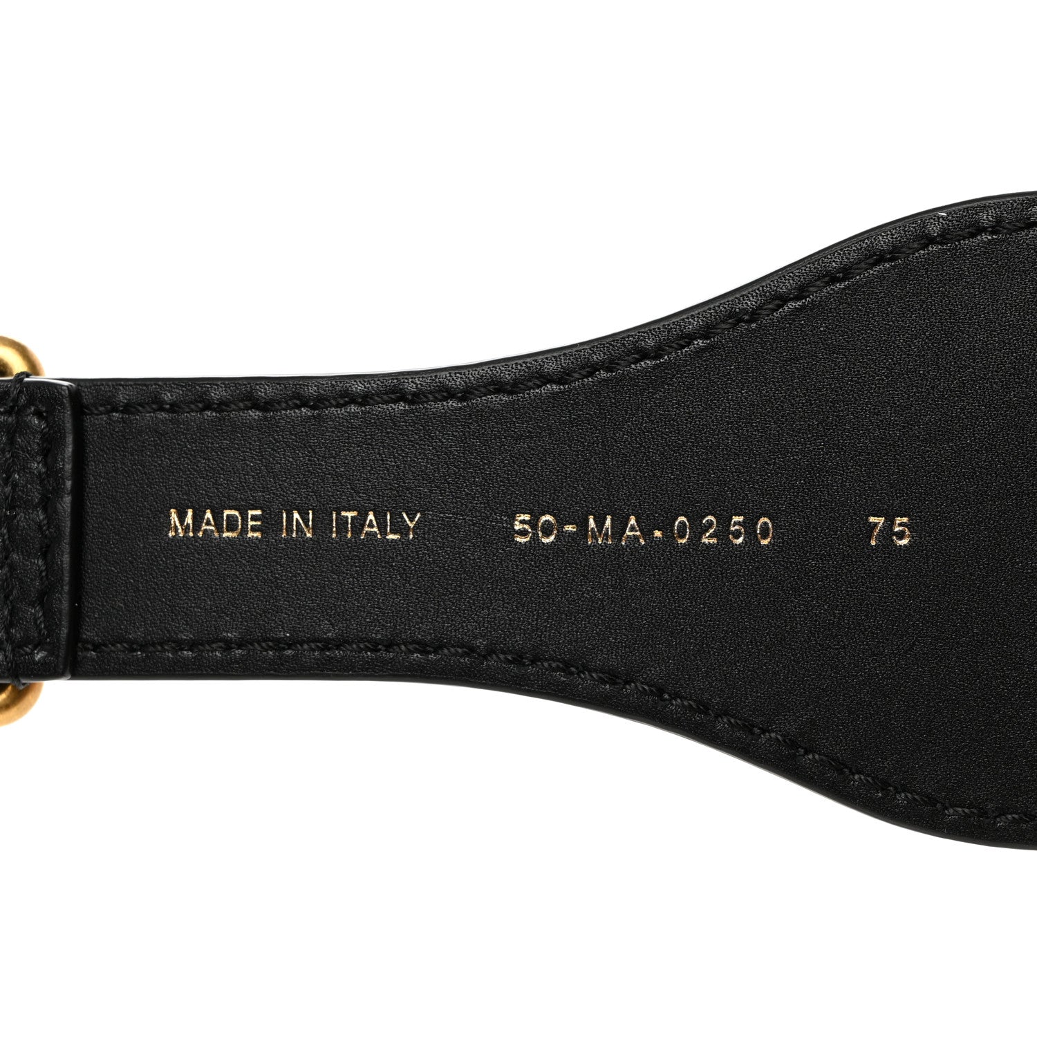 Christian Dior Canvas Embroidered Book Belt 75 30 Bleu 2 of 5