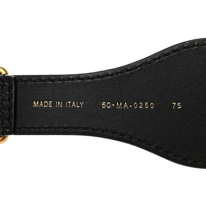 Christian Dior Canvas Embroidered Book Belt 75 30 Bleu 2 of 5