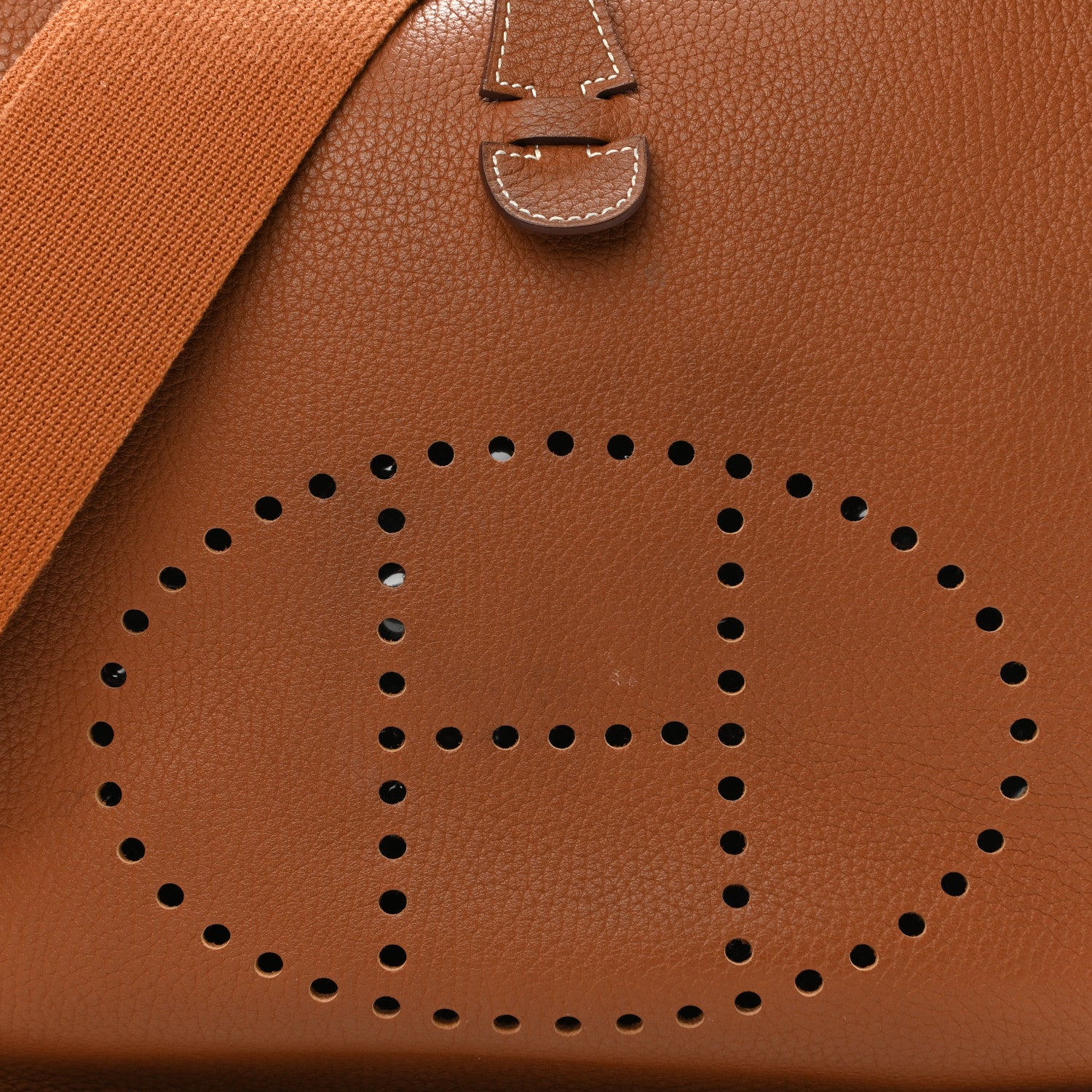 Hermes Taurillon Clemence Evelyne III PM Gold 7 of 10