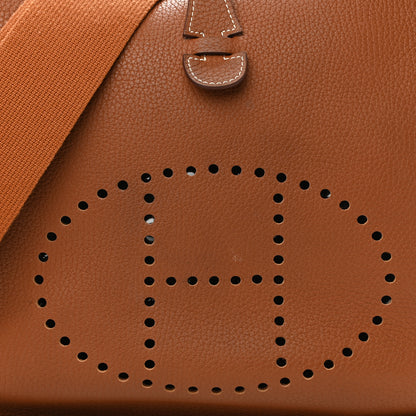 Hermes Taurillon Clemence Evelyne III PM Gold 7 of 10