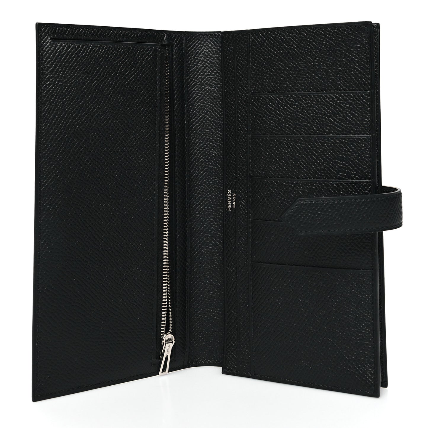 Epsom Monochrome Bearn Gusset Wallet Black