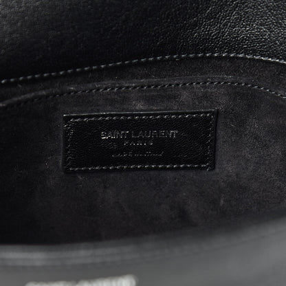 Saint Laurent Calfskin Y Studs Crossbody Bag Black 6 of 15