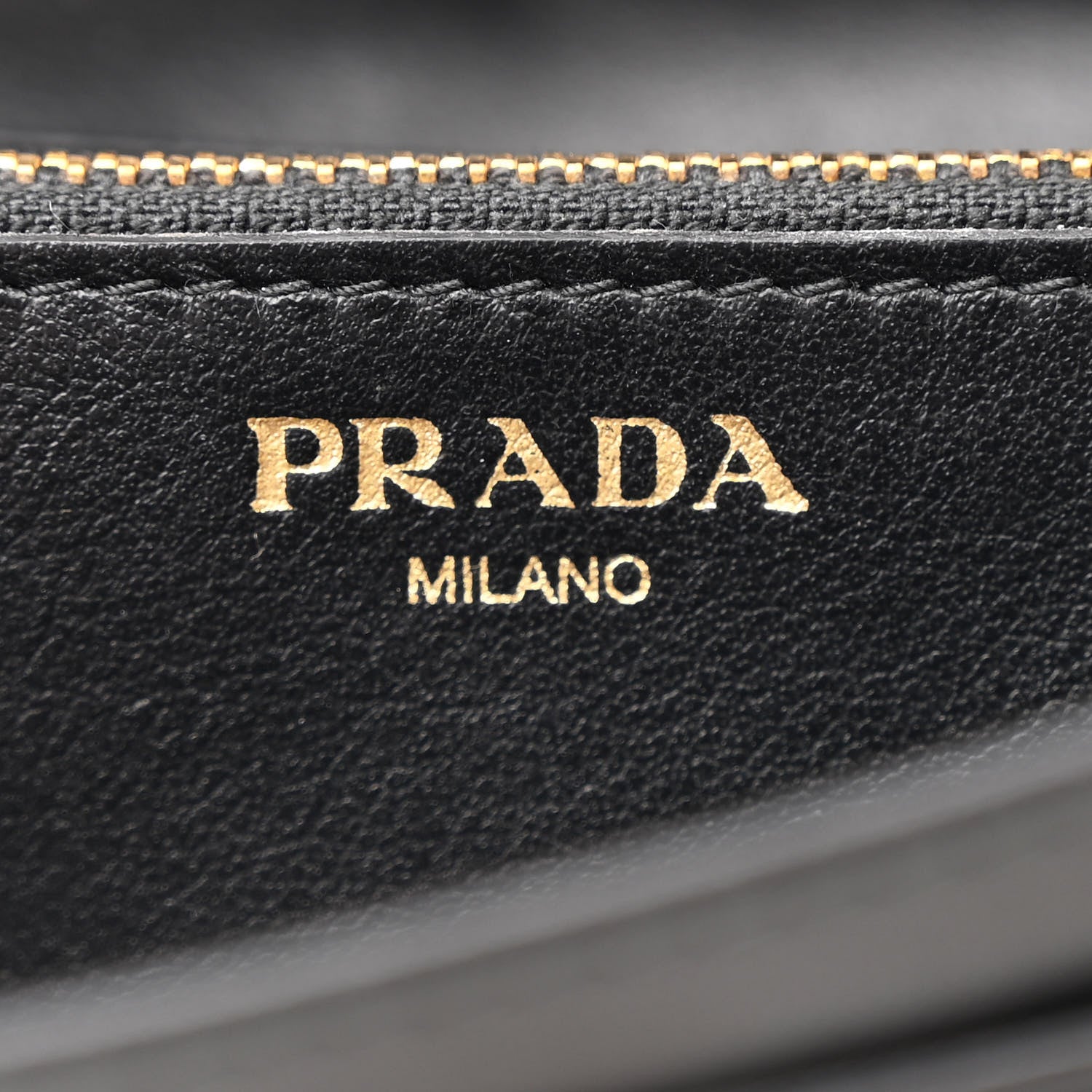 Prada Soft Calfskin Quilted Chain Wallet Black 7 of 12