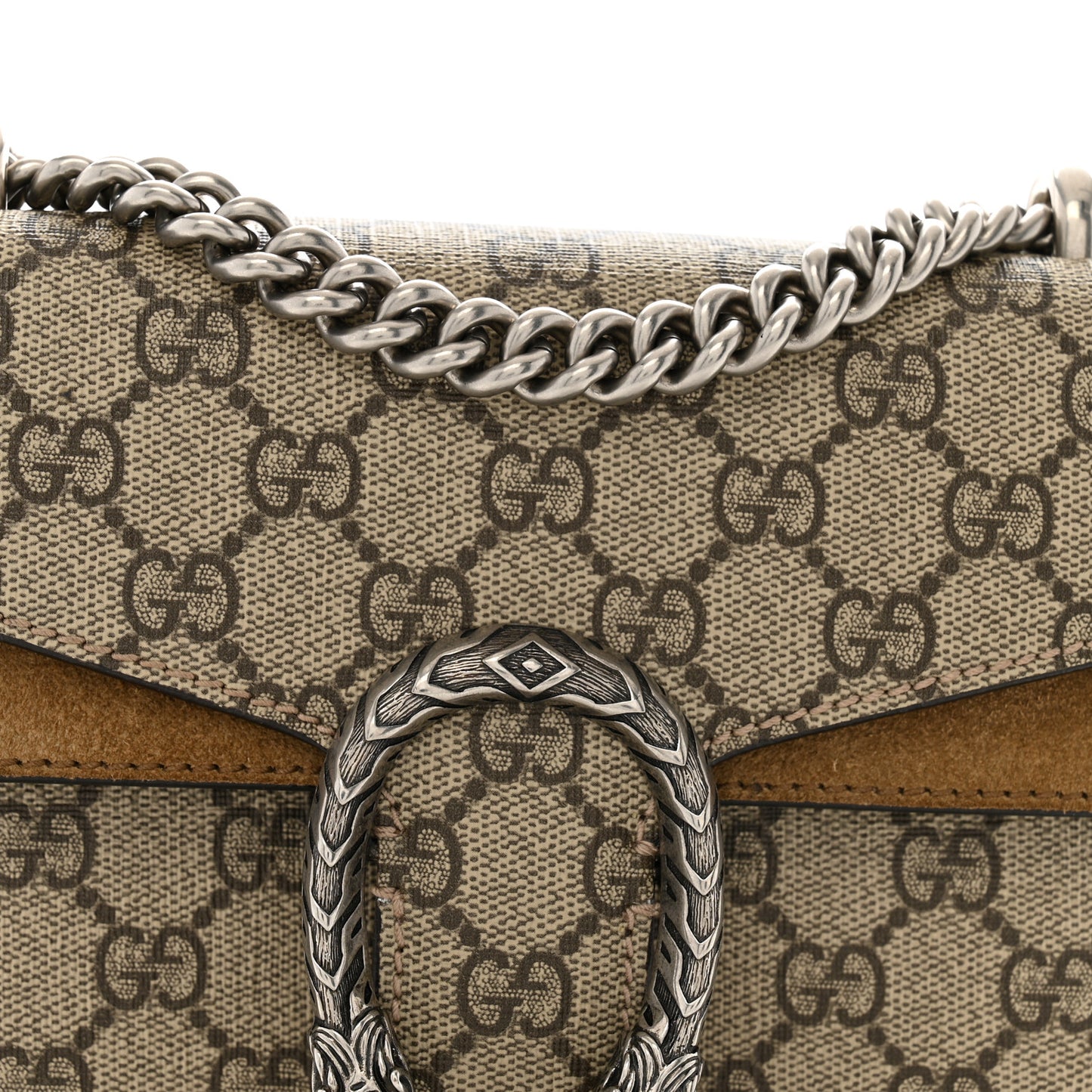 GG Supreme Monogram Mini Dionysus Shoulder Bag Taupe