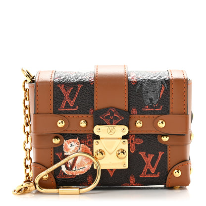 Louis Vuitton Catogram Essential Trunk Orange Marron 3 of 10