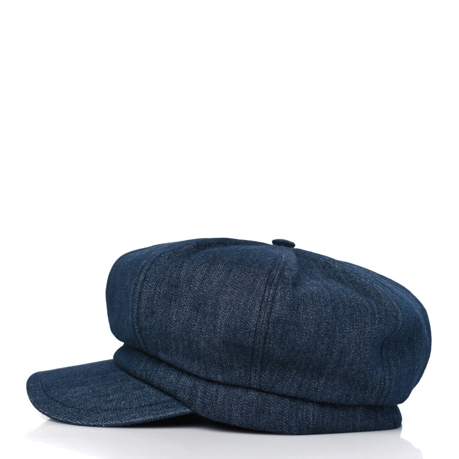 Prada Denim Womens Newsboy Cap M Bleu 3 of 8