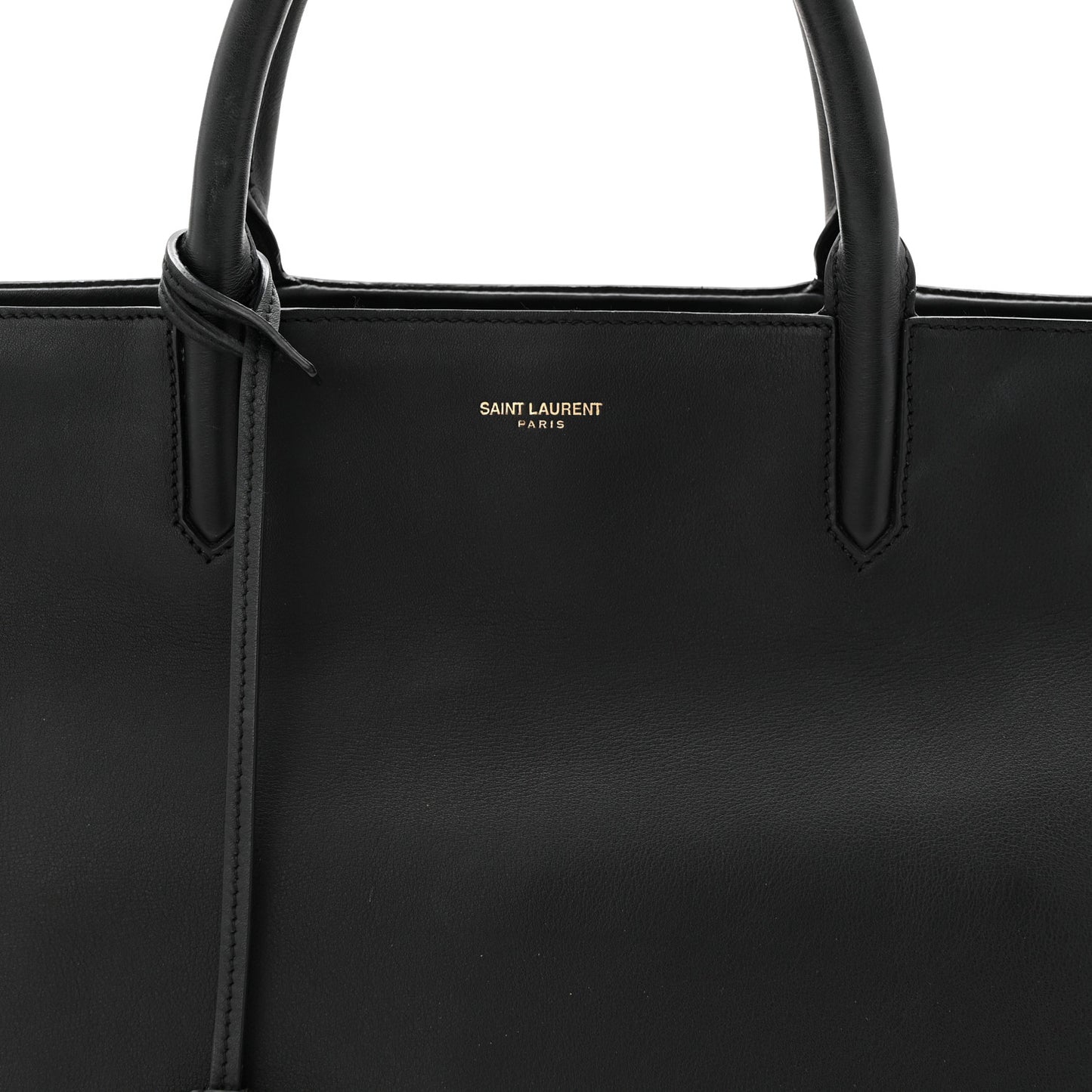Calfskin Medium Cabas Rive Gauche Black