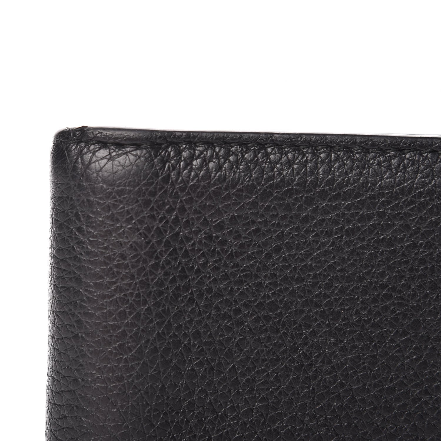 Gucci Cripto Calfskin Logo Bi-Fold Short Wallet Black Grege 11 of 12