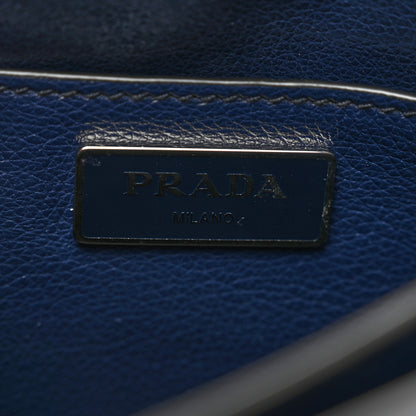 Prada Glace Calf Shoulder Bag Baltico 8 of 11