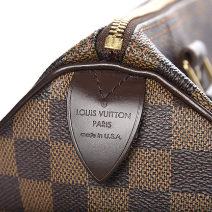 Louis Vuitton Damier Ebene Speedy 30 5 of 8