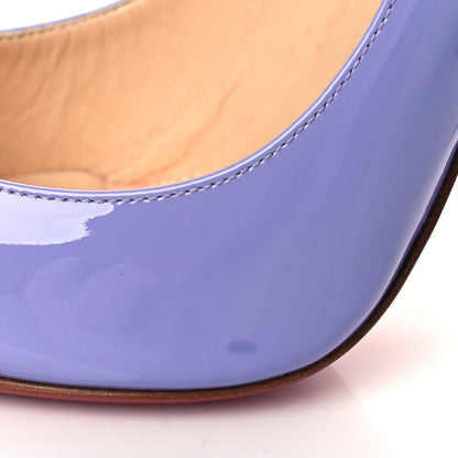 Christian Louboutin Patent Pigalle Follies 100 Pumps 38 Hortensia 9 of 9