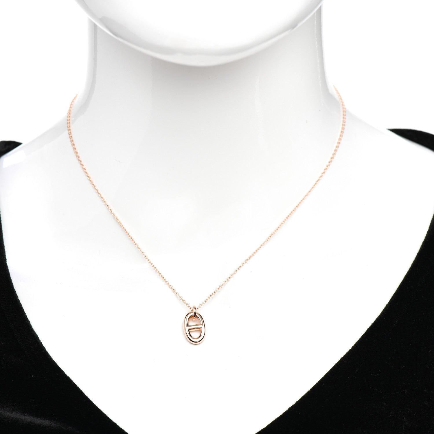 Hermes 18K Rose Gold PM Farandole Pendant Necklace 2 of 6