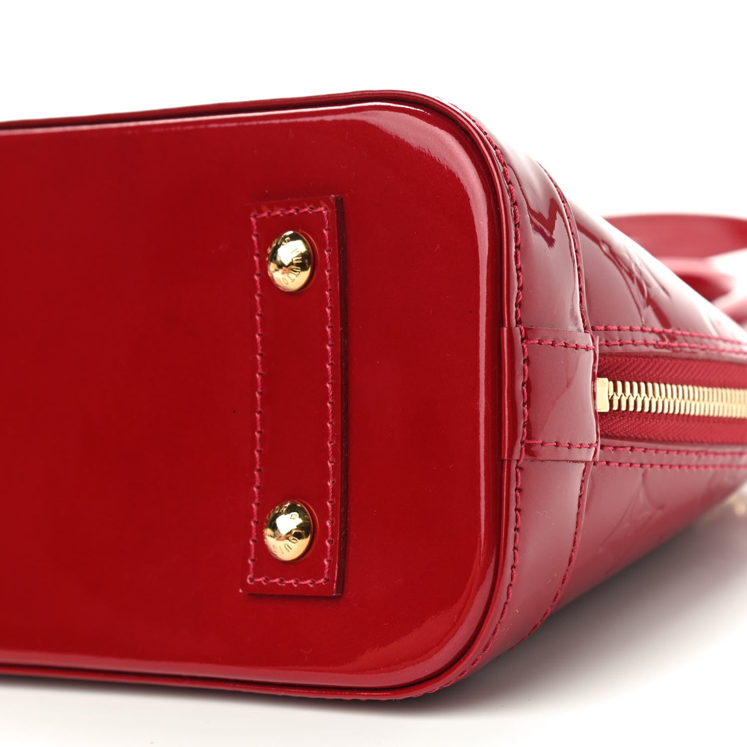 Louis Vuitton Vernis Alma BB Pomme D'Amour 9 of 9
