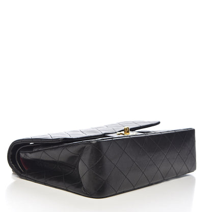 Chanel Lambskin Quilted Medium Double Flap Black 4 of 16