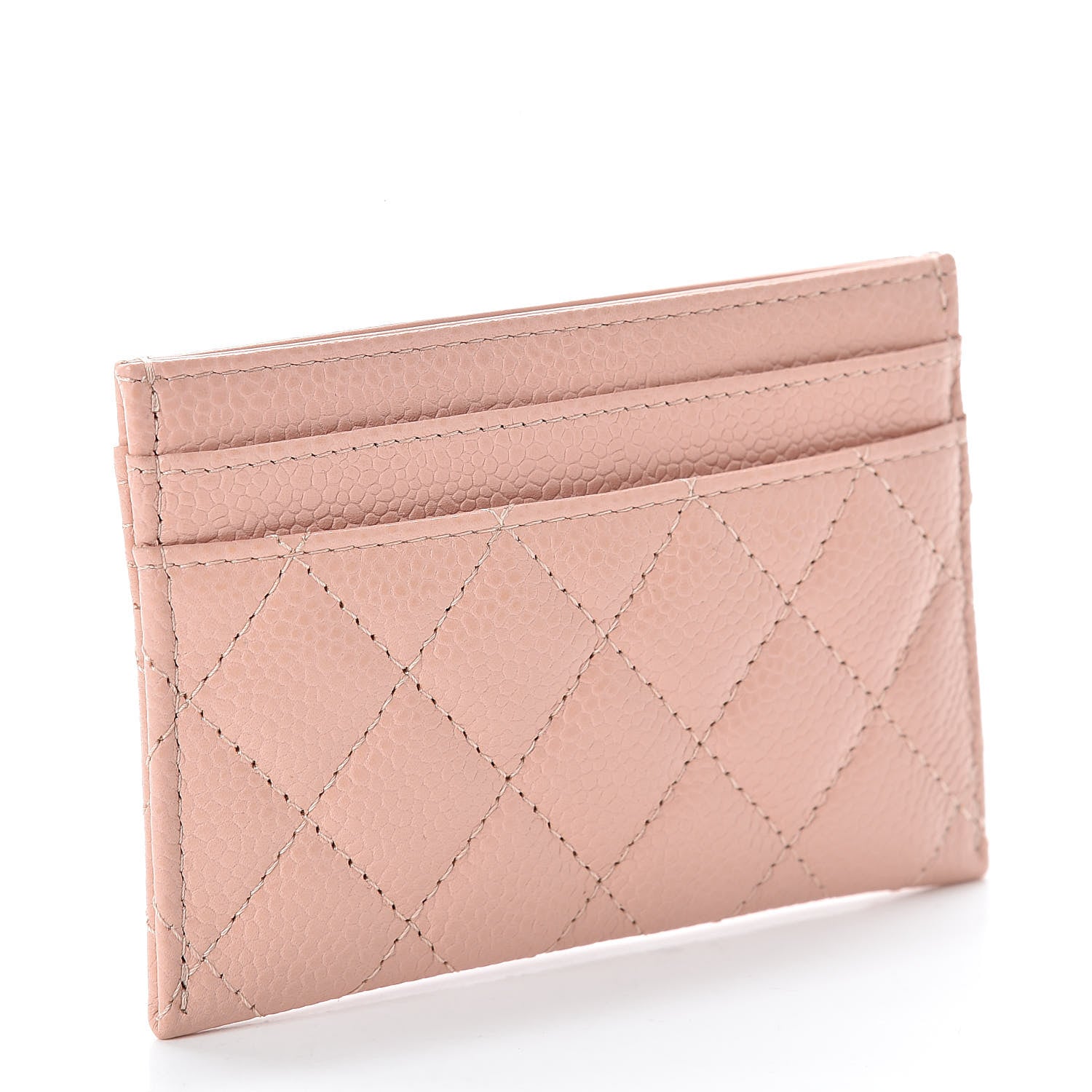 Chanel Caviar Quilted Boy Card Holder Light Pink 3 of 9